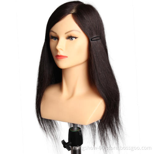 Top quality female doll head carving, mannequins female head with shoulder